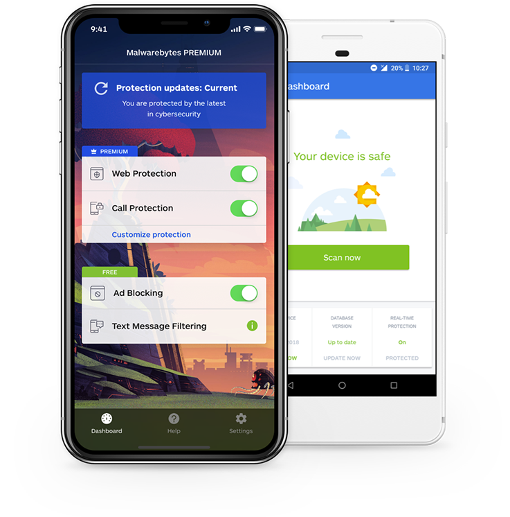 Malwarebytes Premium on iOS and Android
